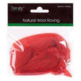 Φυσικό μαλλί Roving 10γρ