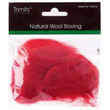 Φυσικό μαλλί Roving 10γρ