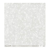 Christmas Glittered Embossed Vellum 12 x 12 in