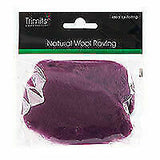 Φυσικό μαλλί Roving 10γρ