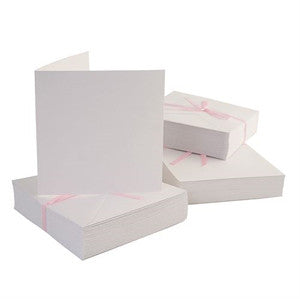Square Cards and Envelopes 8 x 8 ins (20.3 x 20.3 cm ) pk of 6