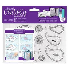 A6  Clear Stamps (20pcs )-Paisley