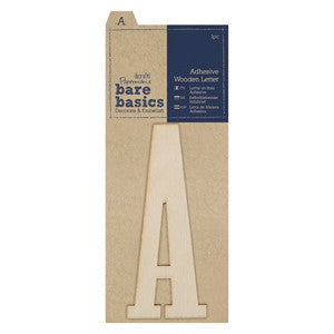 Adhesive Wooden Letters