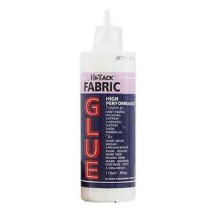 Hi-Tack Sewing Tailors Craft Fabric Glue - Fast Drying - Original - 250ml  Large