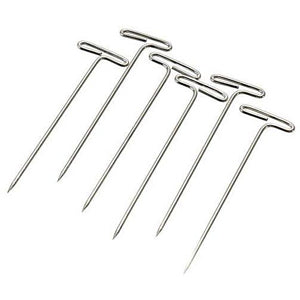Nickel plated T-pins x 40 pcs